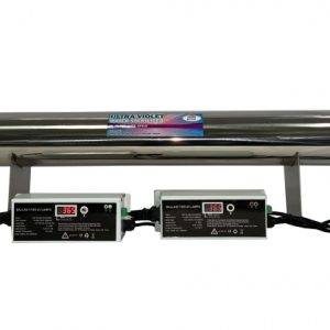 Sterilizator apa cu lampi UVC 110W 6m3/h 1'' cu afisaj contor ore - imagine 1