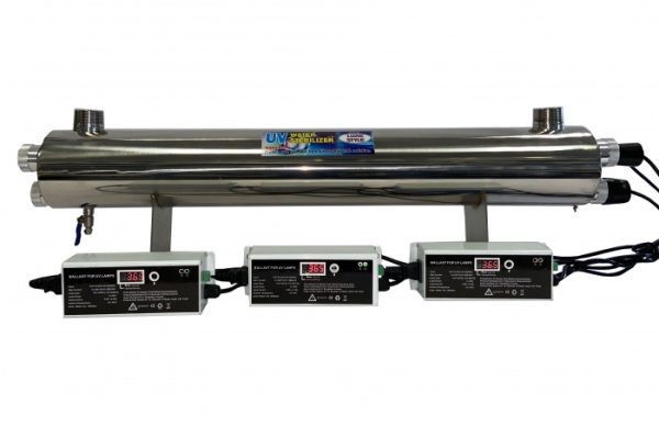 Sterilizator apa cu lampi UVC 165W, 9m3/h, 1.5'' si contor ore de functionare 1