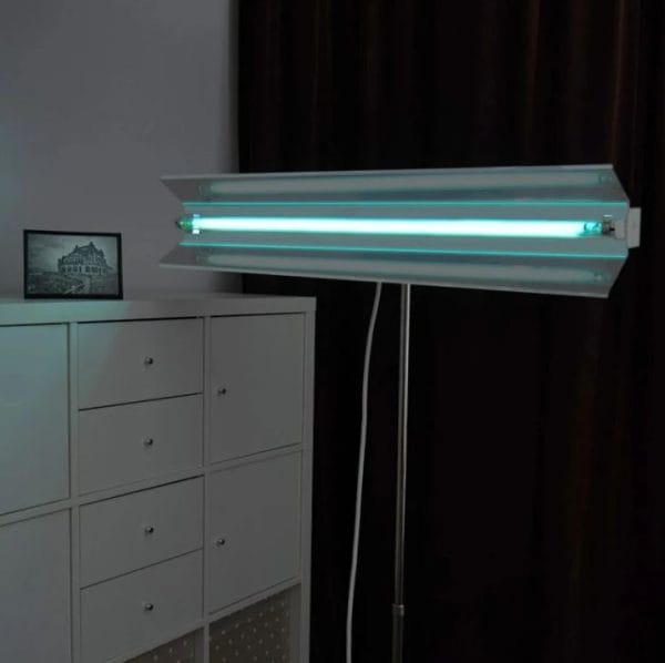 Lampa bactericida 30W cu telecomanda si stativ portabil 4