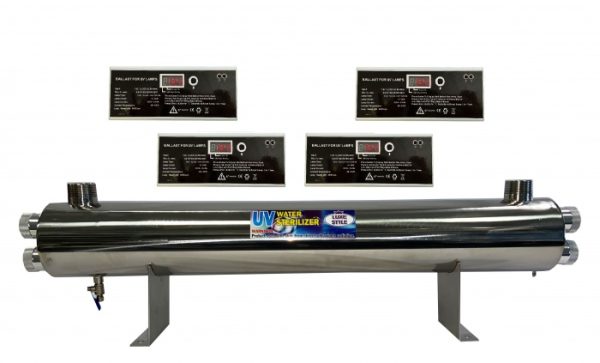 220w Sterilizator apa industrial UVC 440W 22m3/h 3'' cu Contor ore de functionare 1