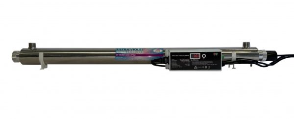 Sterilizator apa cu lampa UVC 55W 4P 3m3/h 1'' si contor ore 1