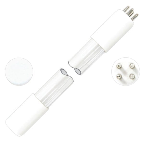 Teaca Quartz 20x23x580mm pentru filtru UVC 25W 2