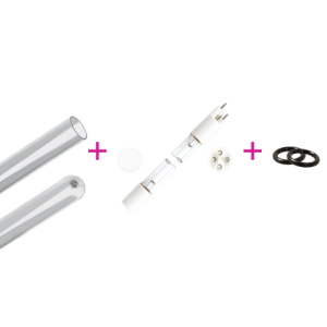 Pachet lampă UVC Sterilight/Viqua S600RL-HO 60W + teacă quartz 23×732 mm SO + garnitură etanșare dublu profil 23 mm - imagine 1