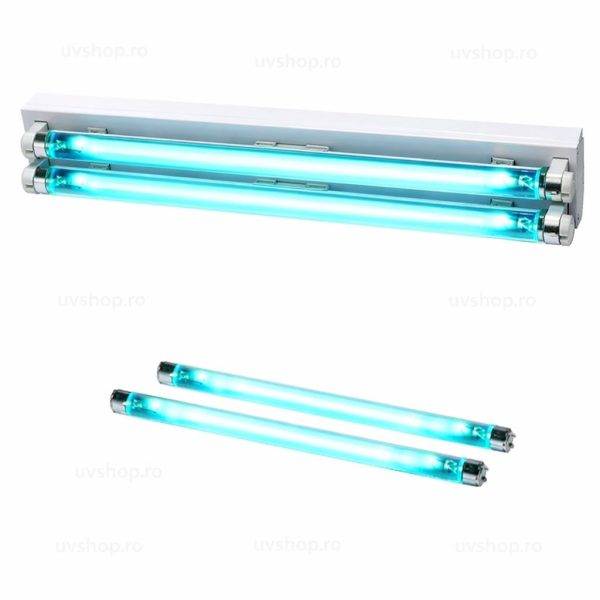 Lampa bactericida 36W (2x18W) fixare perete 1